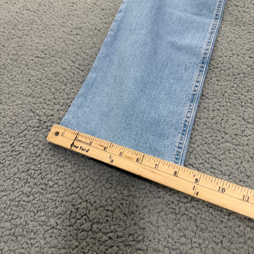 Levis Superlow Boot Jeans Womens 27 Light Wash Distressed Ripped - Picture 11 of 13